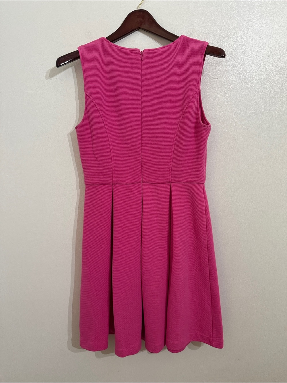 Boden Ottoman Fit and Flare Dress Womens Size 6 Pink - Picture 3 of 12
